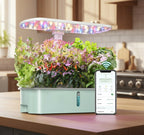 Greenhaus Gardening Indoor Herb Garden with Smart App Management