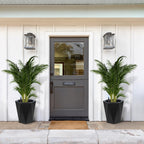 Greenhaus Gardening Self-Watering Indoor Outdoor Planter Pots Set of 2