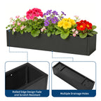 Greenhaus Gardening 36-Inch Galvanized Metal Raised Garden Bed with Mesh Bottom