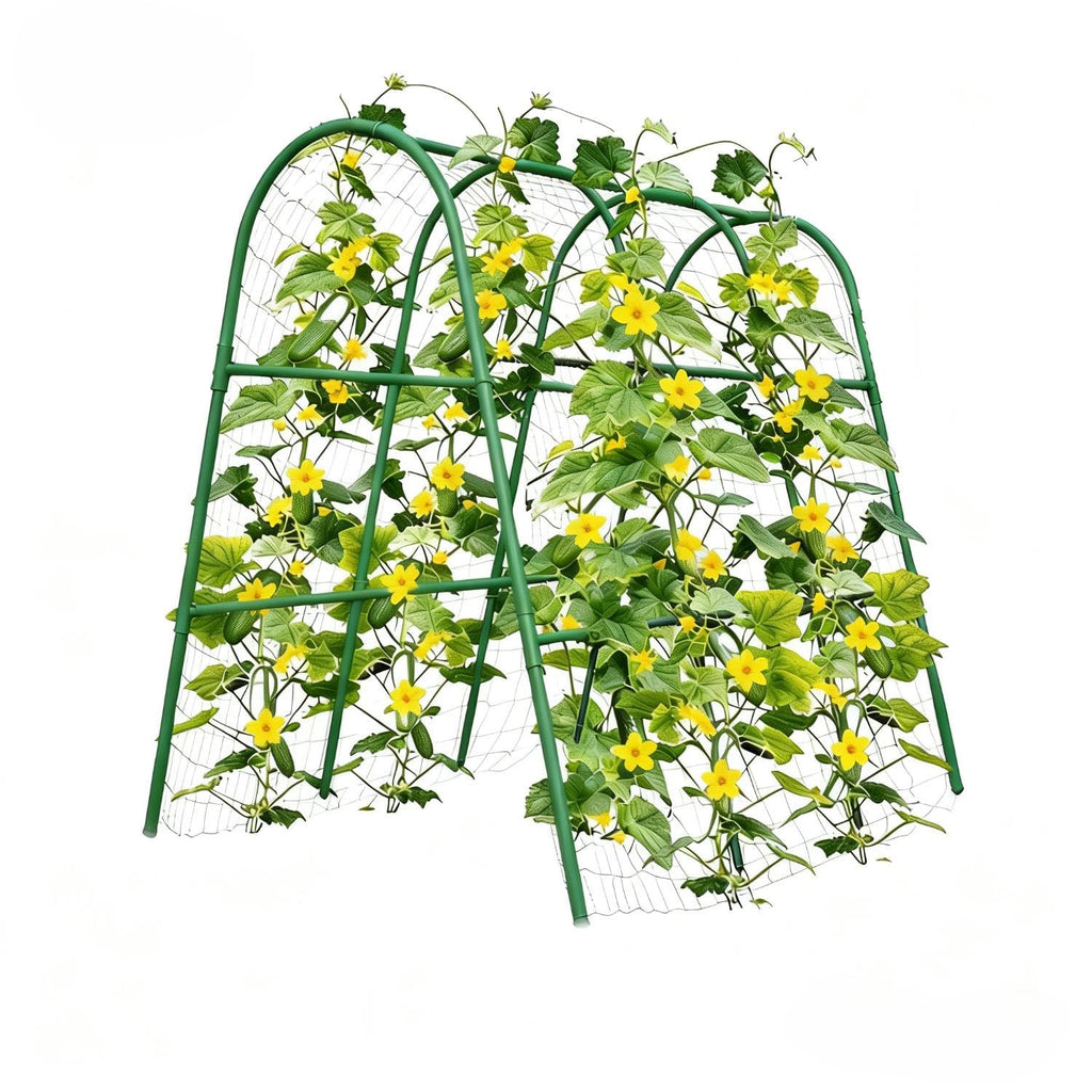 Greenhaus Gardening 4 × 4 ft Garden Arch Trellis for Climbing Plants