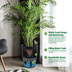 Greenhaus Gardening 16-Inch Self-Watering Tall Planter Set of 2