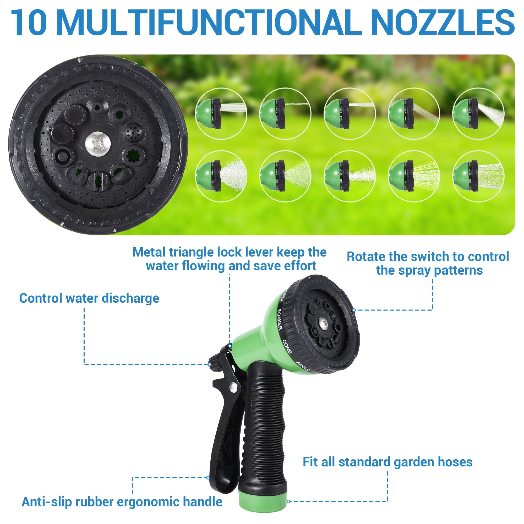 Greenhaus Gardening 150 FT Heavy Duty Stainless Steel Garden Hose