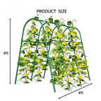 Greenhaus Gardening 4 × 4 ft Garden Arch Trellis for Climbing Plants