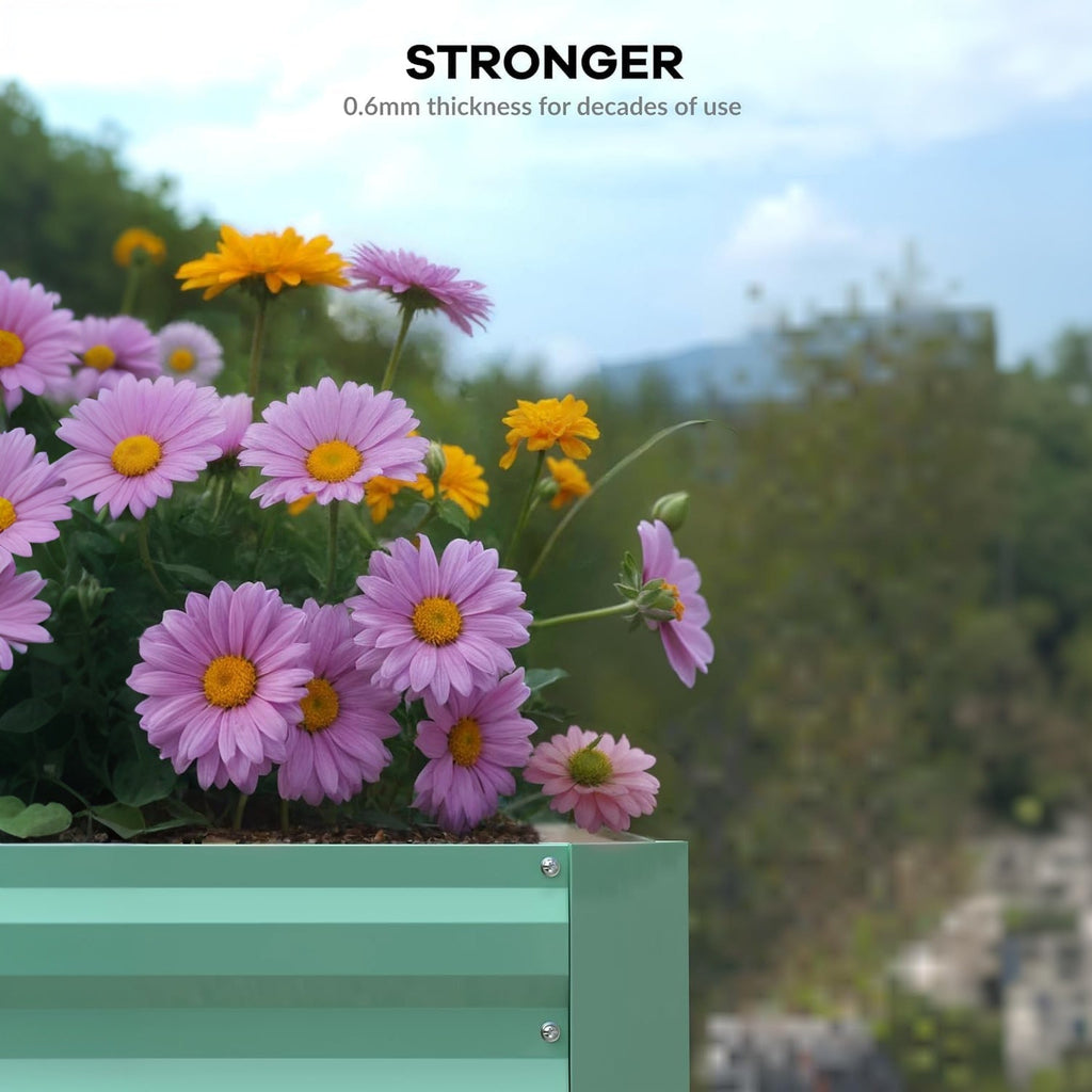 Greenhaus Gardening 2-Pack Deep Raised Garden Planter Boxes