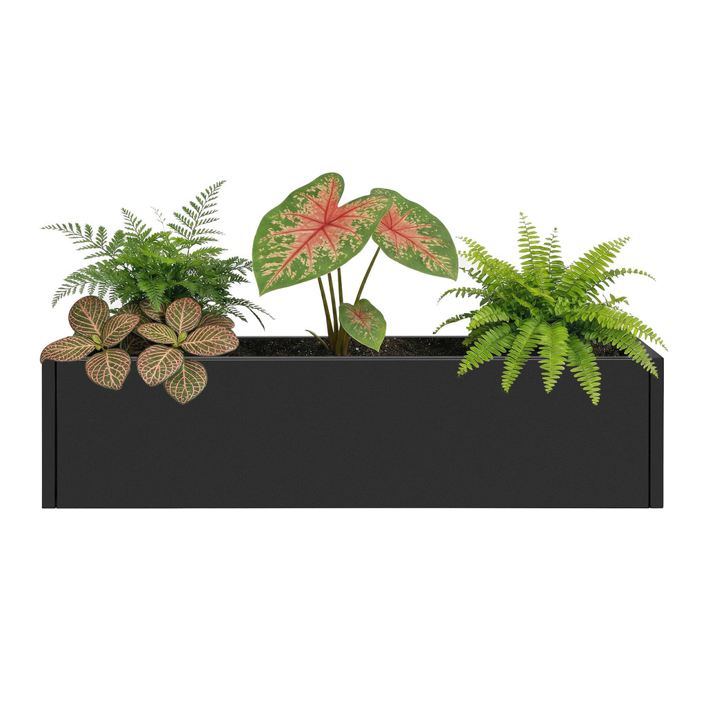 Greenhaus Gardening 36-Inch Galvanized Metal Raised Garden Bed with Mesh Bottom