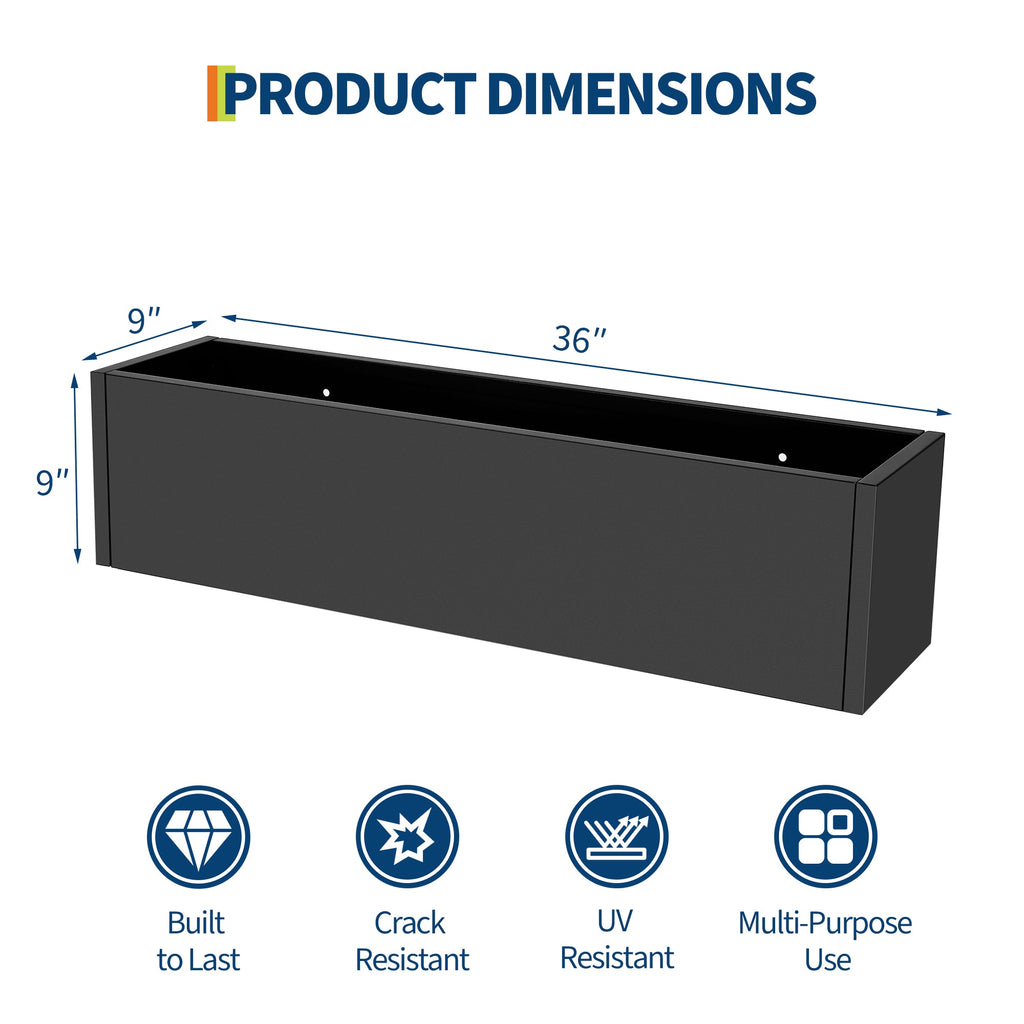 Greenhaus Gardening 36-Inch Galvanized Metal Raised Garden Bed with Mesh Bottom