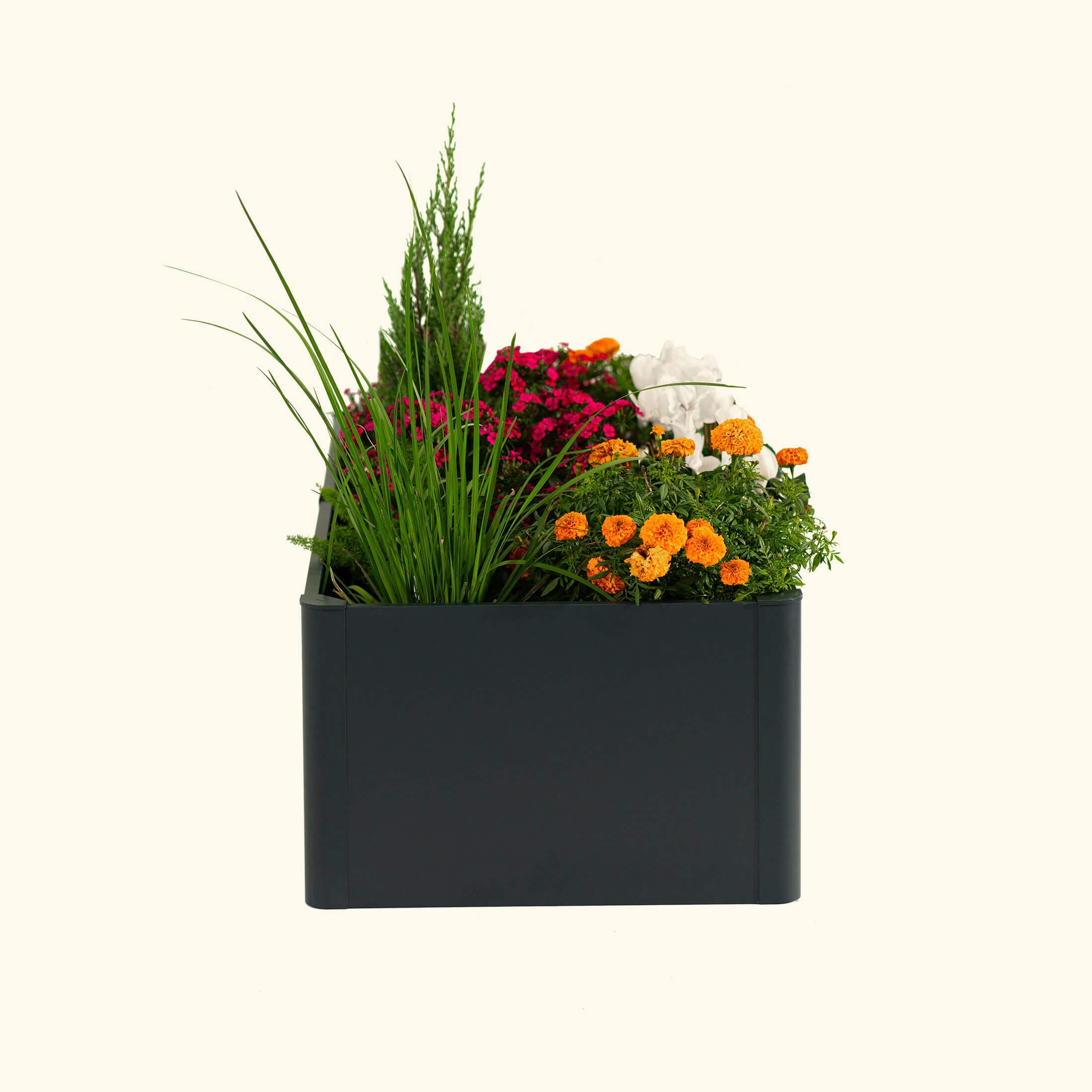 Greenhaus Gardening 17" Tall Modern 27" x 53" Metal Raised Garden Bed