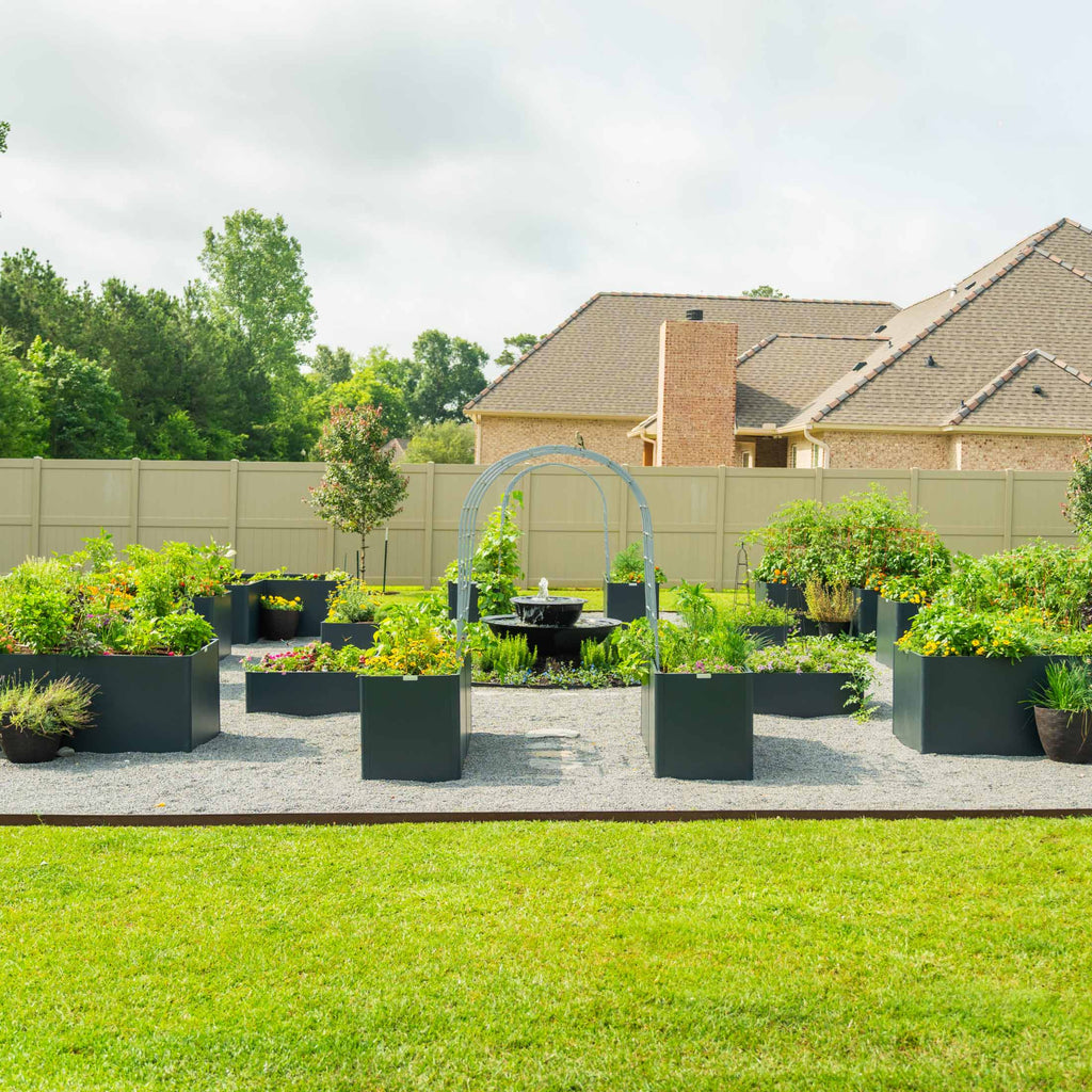 Greenhaus Gardening Modern Raised Garden Bed with Integrated Growing Floor
