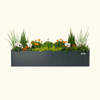 Greenhaus Gardening 17" Tall Modern 42" x 83" Metal Raised Garden Bed