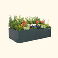 Greenhaus Gardening 17" Tall Modern 42" x 83" Metal Raised Garden Bed