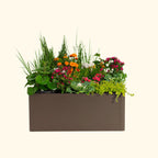 Greenhaus Gardening 17" Tall Modern 42" x 83" Metal Raised Garden Bed