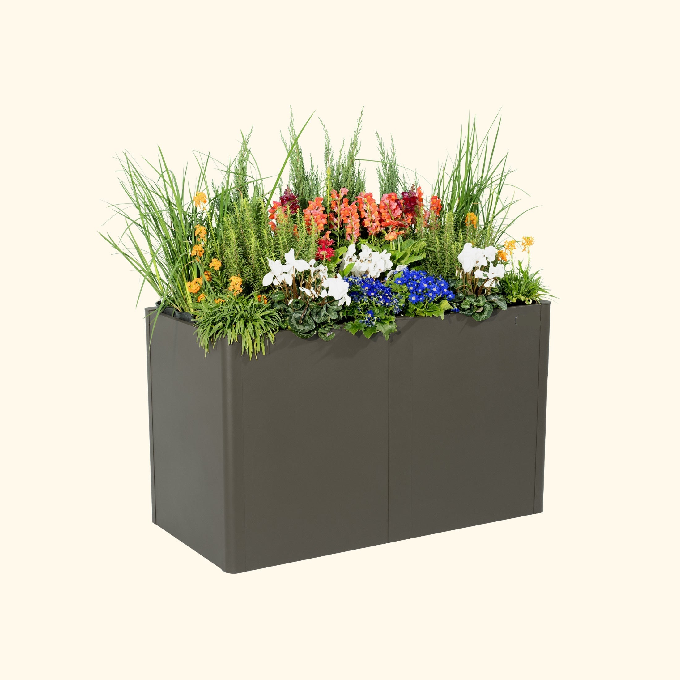 Greenhaus Gardening 32-Inch Extra Tall Metal Raised Garden Bed 27" × 53"