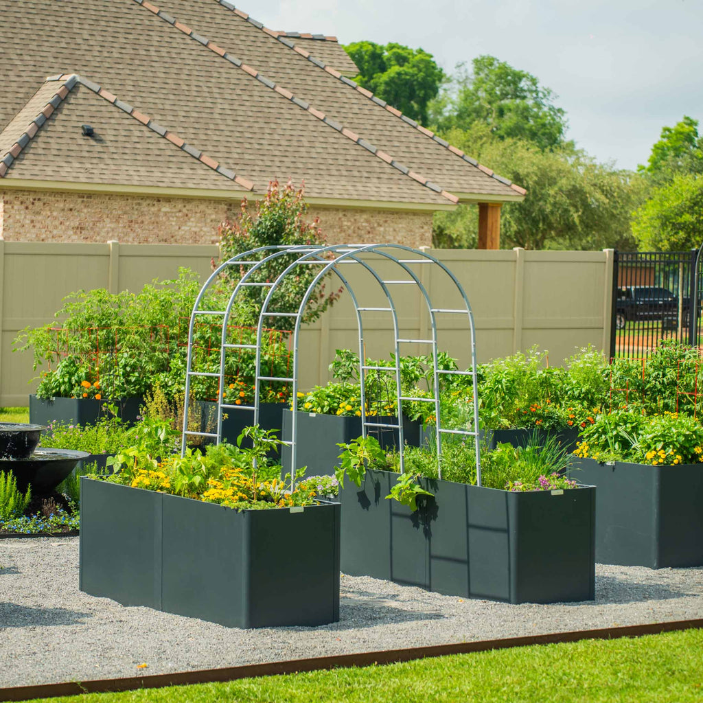 Greenhaus Gardening 32-Inch Extra Tall Modern Raised Garden Bed 27" × 83"