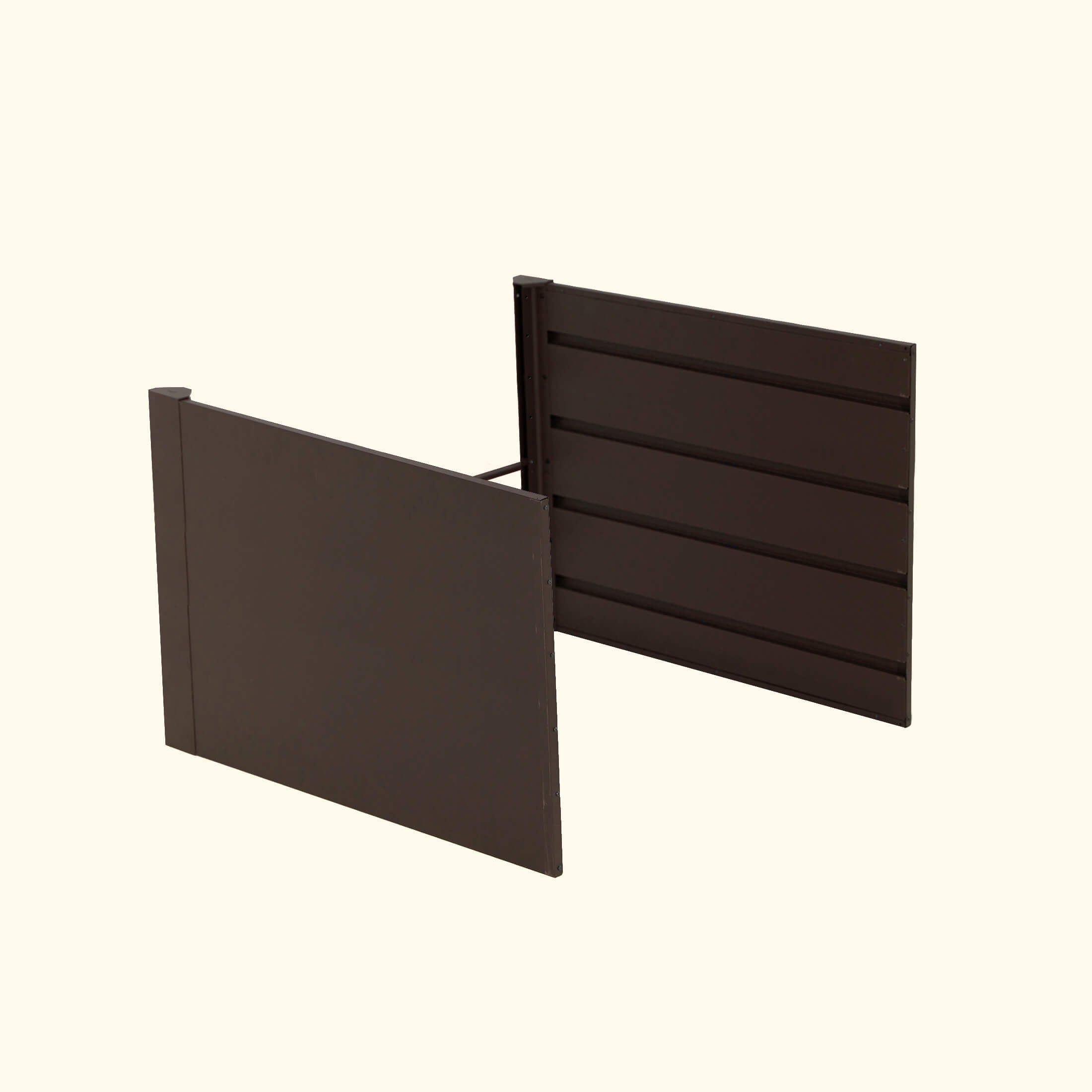 Greenhaus Gardening 32" Extra Tall Modern Garden Bed Extension Kit – 41" Long