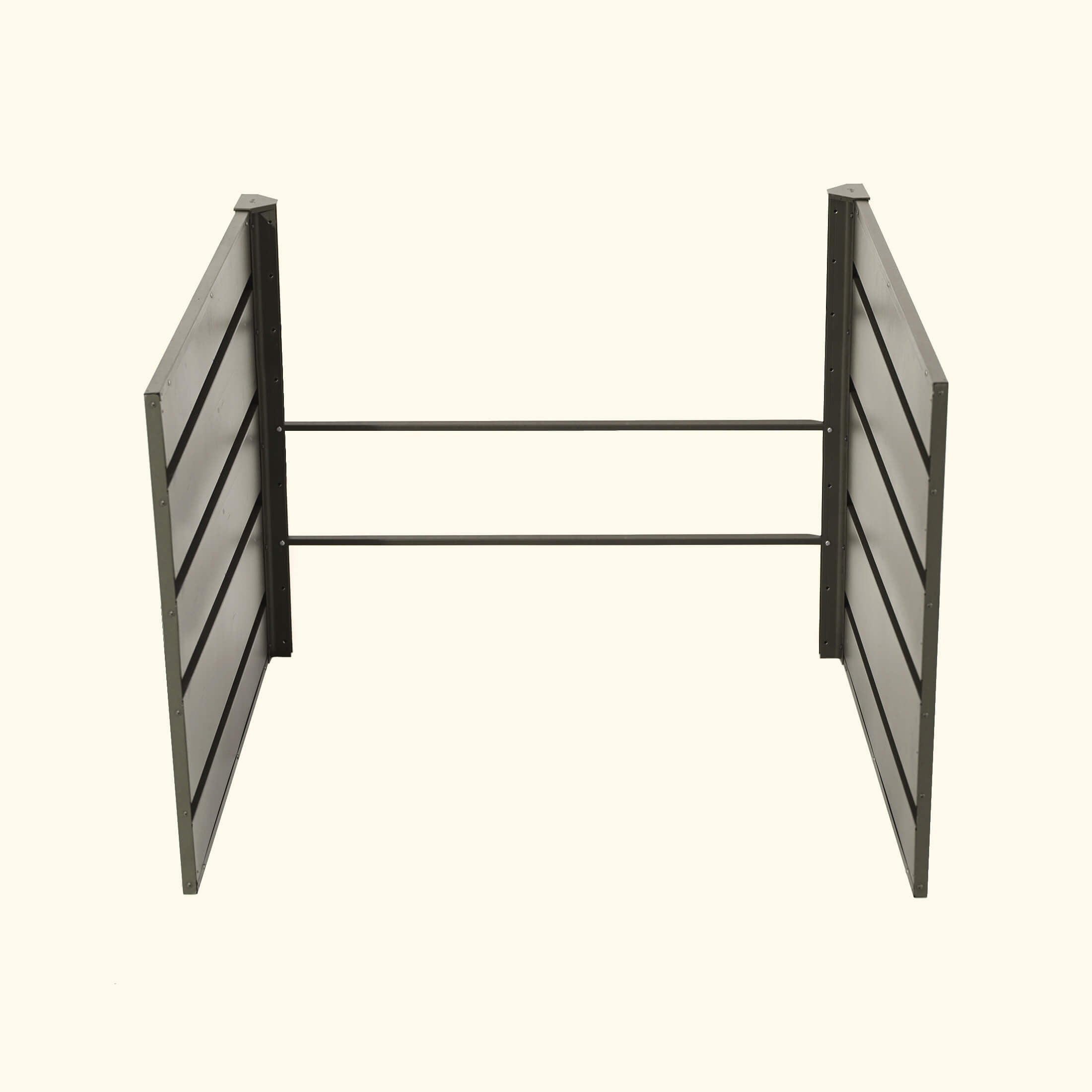 Greenhaus Gardening 32" Extra Tall Modern Garden Bed Extension Kit – 41" Long