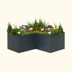Greenhaus Gardening 83" × 83" Modern L-Shaped Raised Garden Bed