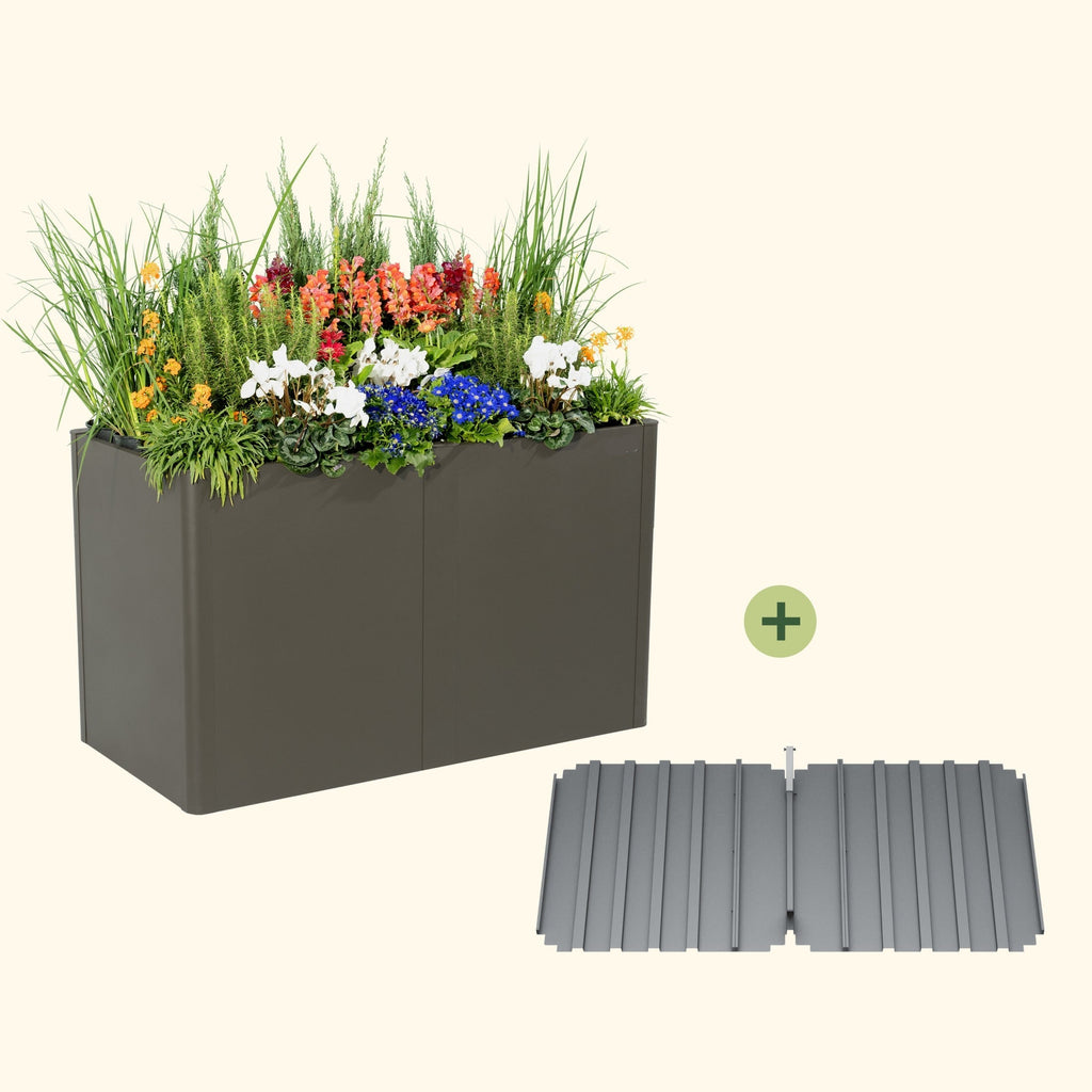 Greenhaus Gardening Modern Raised Garden Bed with Integrated Growing Floor