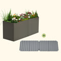 Greenhaus Gardening 32-Inch Extra Tall Raised Garden Bed with Intermediate Floor