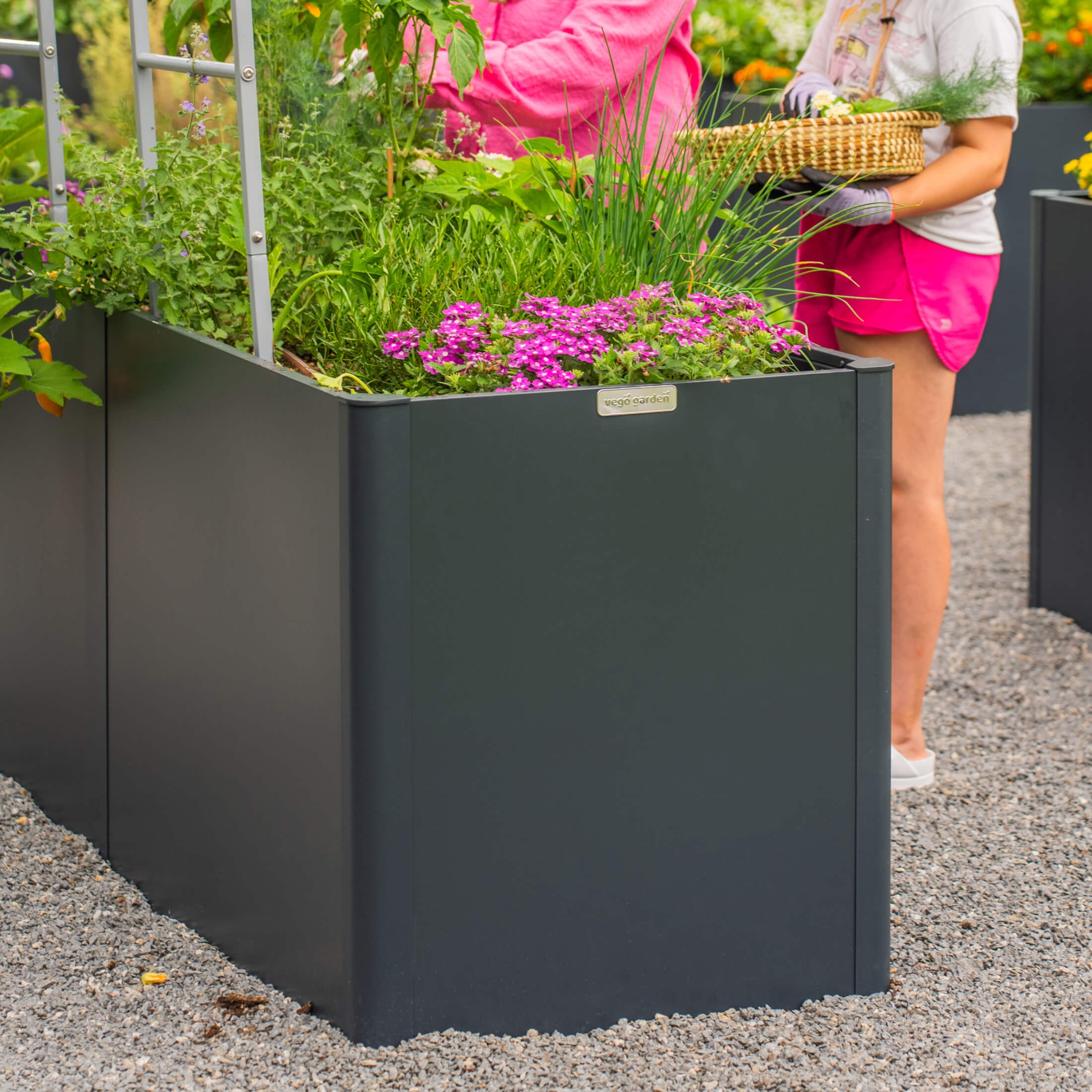 Greenhaus Gardening 32-Inch Extra Tall Raised Garden Bed with Intermediate Floor