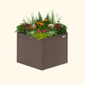 Greenhaus Gardening 32" Extra Tall Modern 42" x 42" Metal Raised Garden Bed