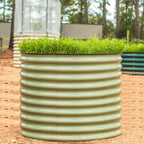 Greenhaus Gardening Extra Tall Round Steel Raised Garden Bed Kit