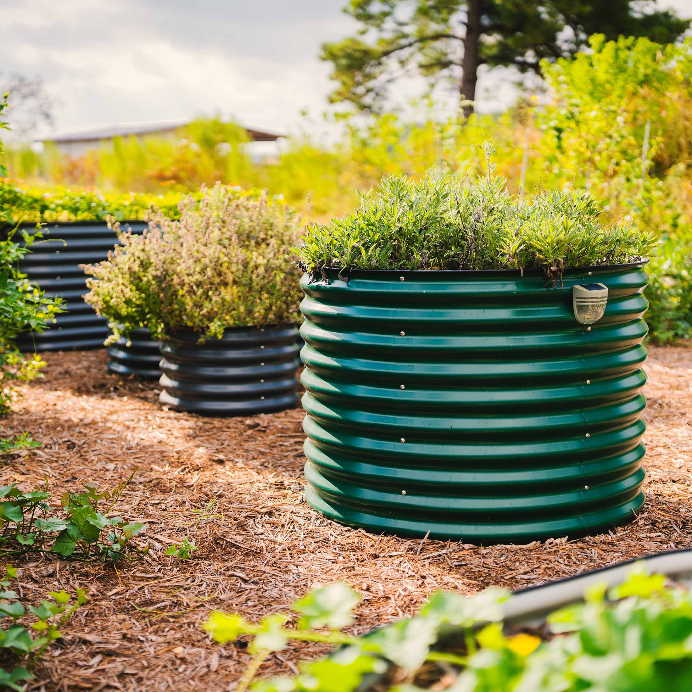 Greenhaus Gardening Extra Tall Round Steel Raised Garden Bed Kit