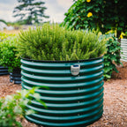 Greenhaus Gardening Extra Tall Round Steel Raised Garden Bed Kit