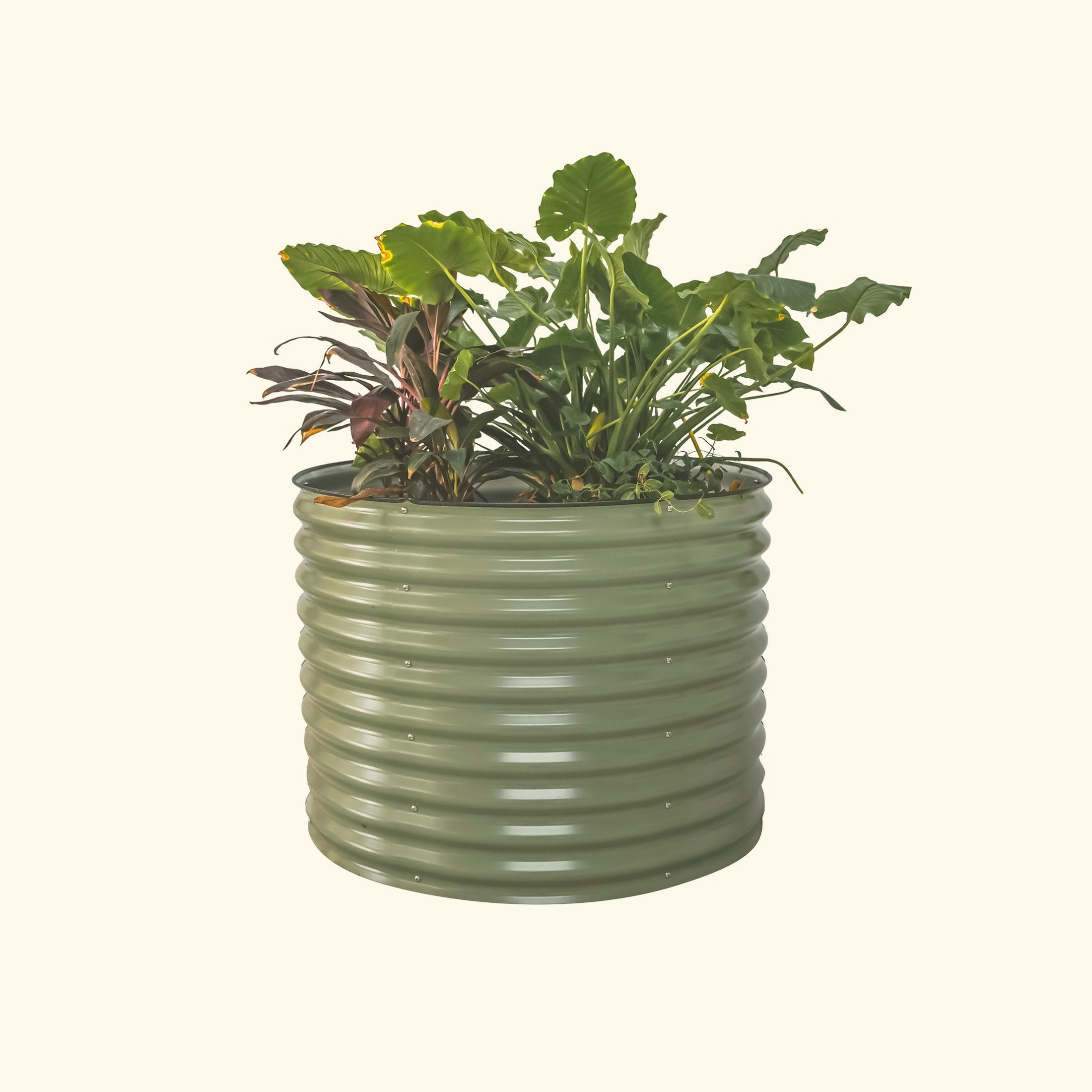 Greenhaus Gardening Extra Tall Round Steel Raised Garden Bed Kit