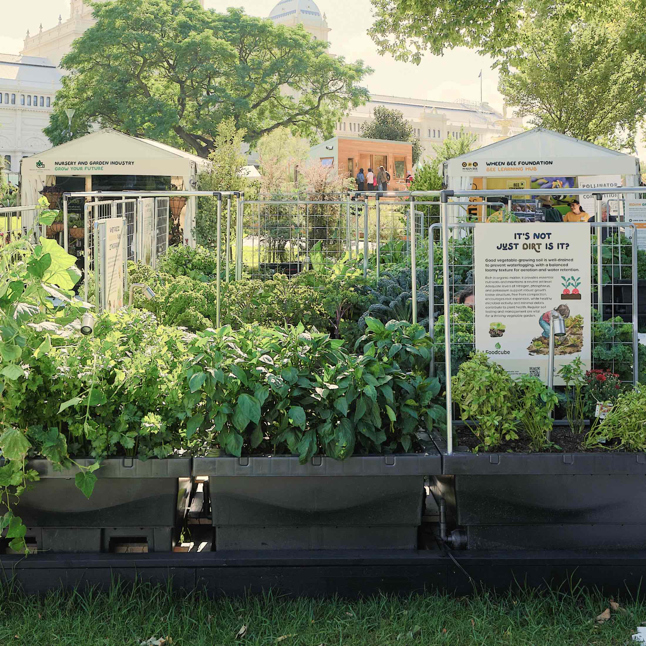 Greenhaus Gardening Compact Raised Garden Planter with Self-Watering Design