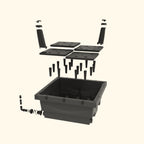 Greenhaus Gardening Compact Raised Garden Planter with Self-Watering Design