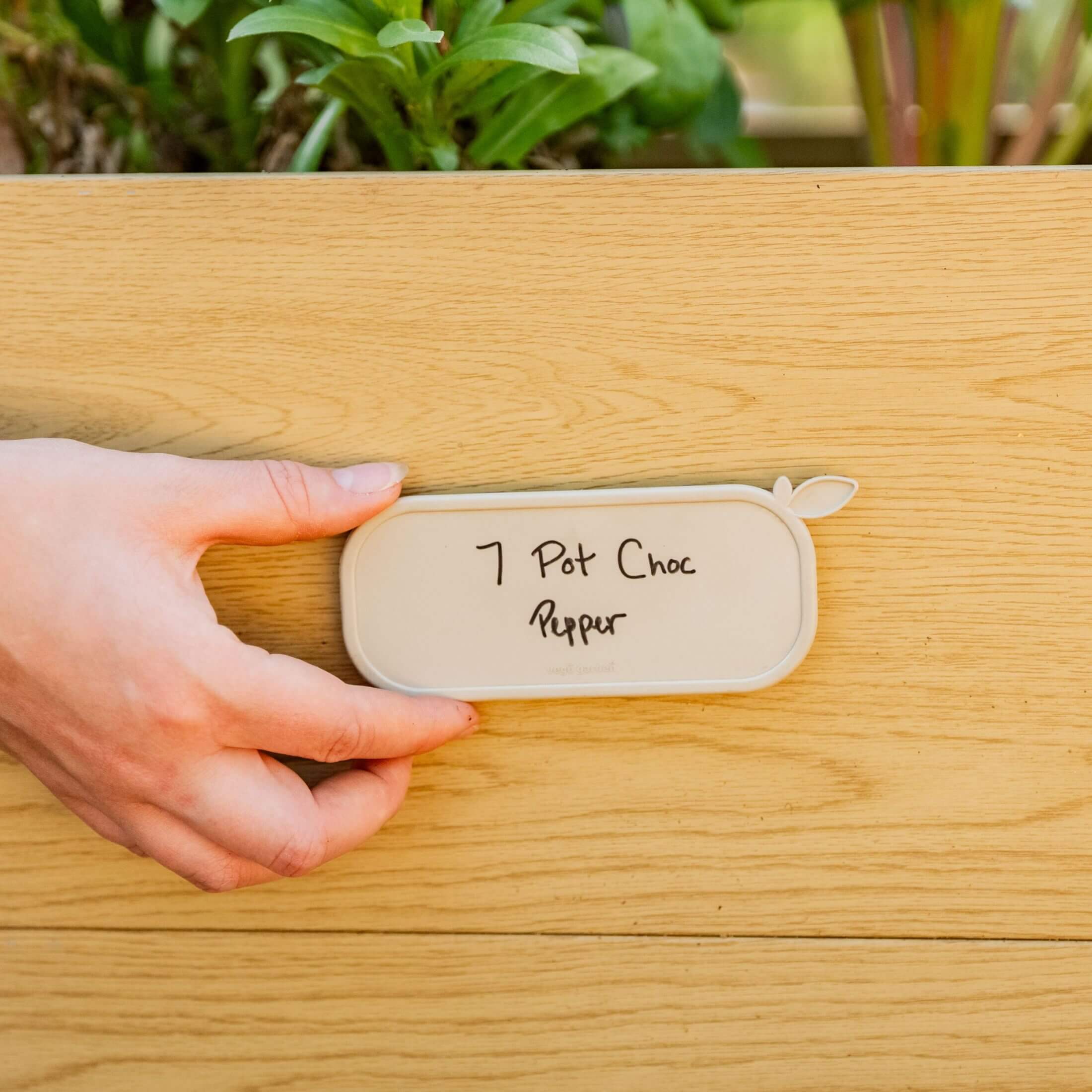 Greenhaus Gardening Magnetic Plant Tags for Raised Garden Beds – 10 Pack