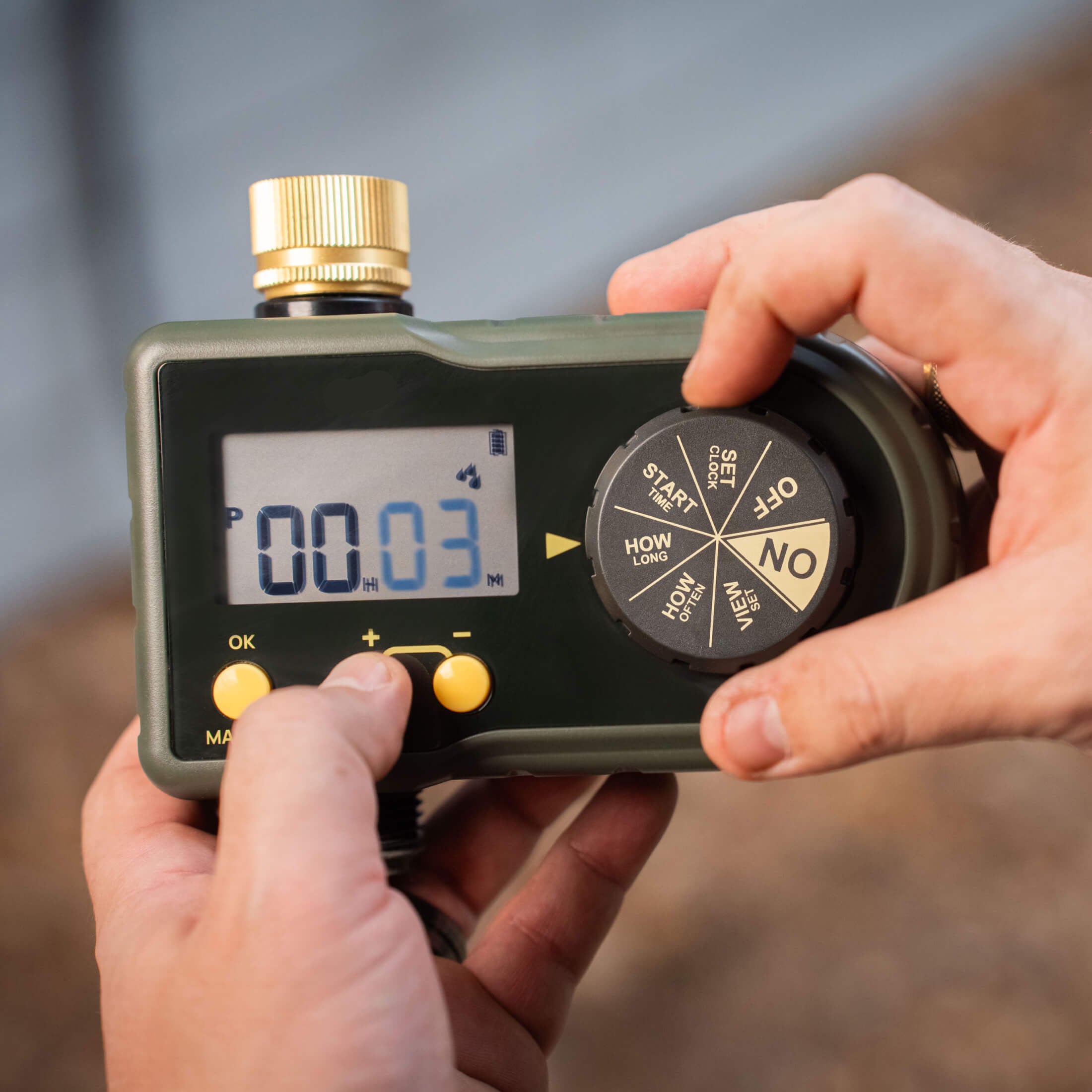 Greenhaus Gardening Automatic Irrigation Timer for Raised Bed Gardening Systems
