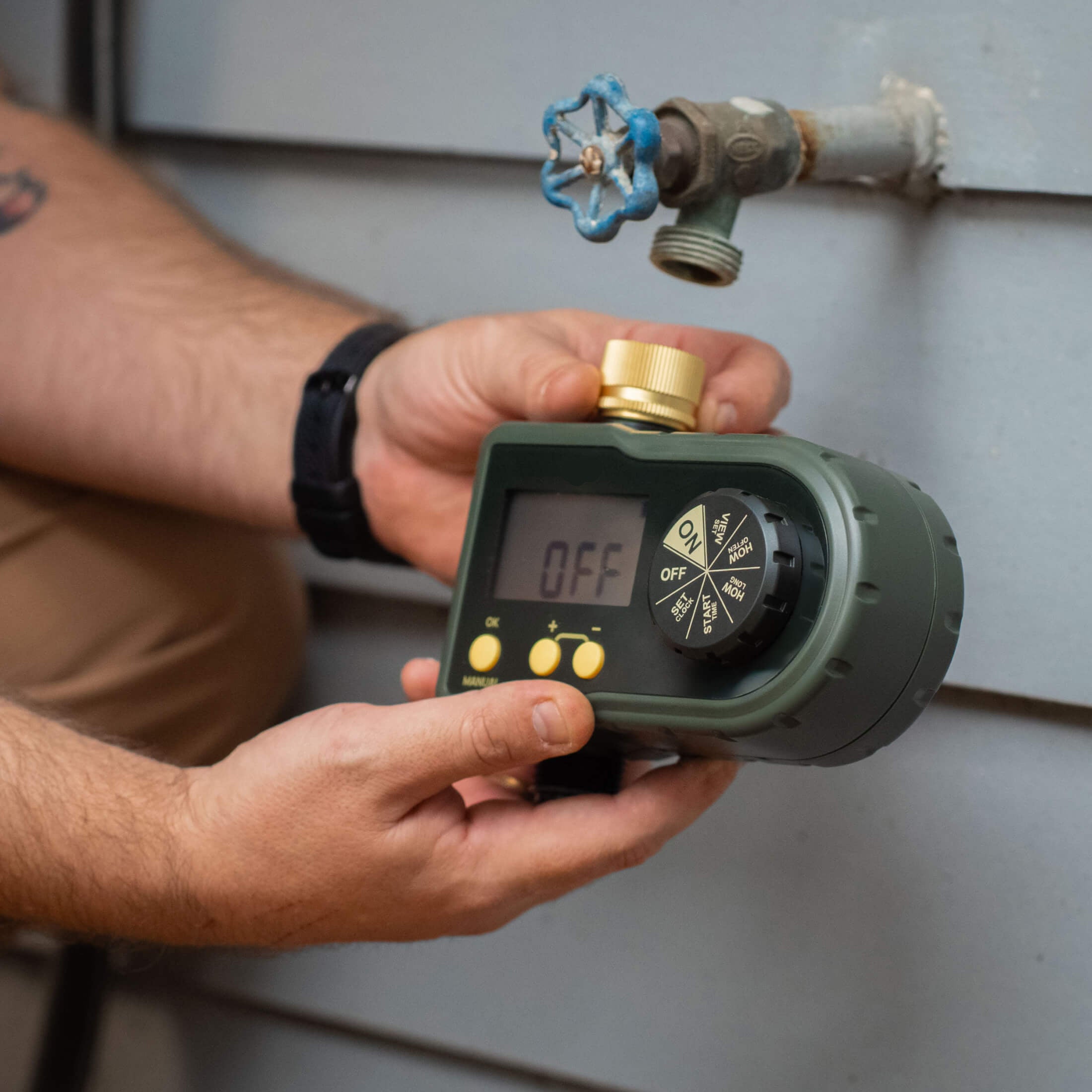 Greenhaus Gardening Automatic Irrigation Timer for Raised Bed Gardening Systems