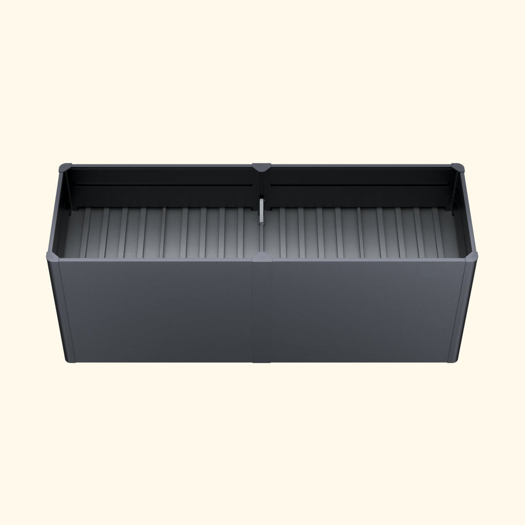 Greenhaus Gardening 32-Inch Extra Tall Raised Garden Bed with Intermediate Floor