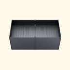 Greenhaus Gardening 42" × 83" Modern Metal Raised Garden Bed with Floor