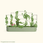 Greenhaus Gardening Metal Trellis System for Runners and Climbing Plants
