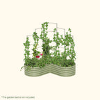 Greenhaus Gardening Metal Trellis System for Runners and Climbing Plants