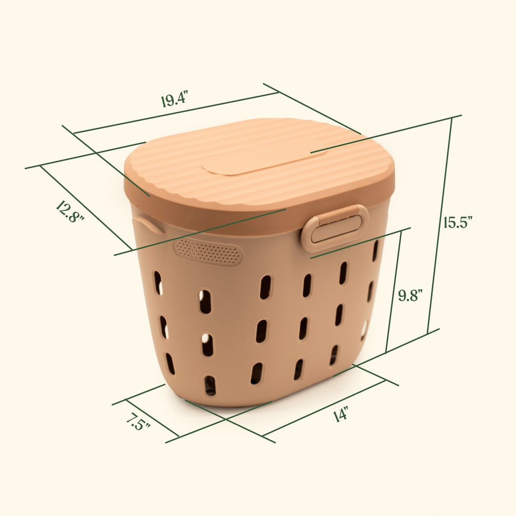 Greenhaus Gardening In-Ground Worm Compost Bin for Garden Beds