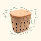 Greenhaus Gardening In-Ground Worm Compost Bin for Garden Beds